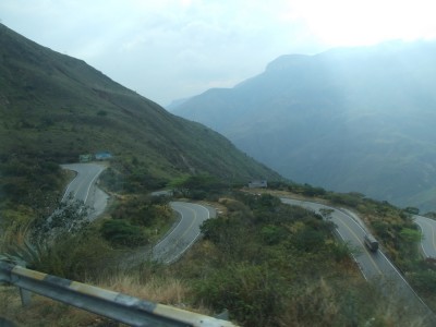 Fahrt von San Gil nach Bucamaranga
