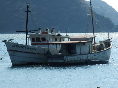 Boot in der Bucht von Taganga