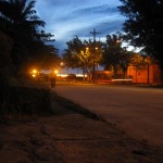 Nächtliche Szene in Leticia Kolumbien