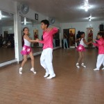 Salsa Tänzer im Salsa-Tanzstudio "El Manisero" in Cali Kolumbien